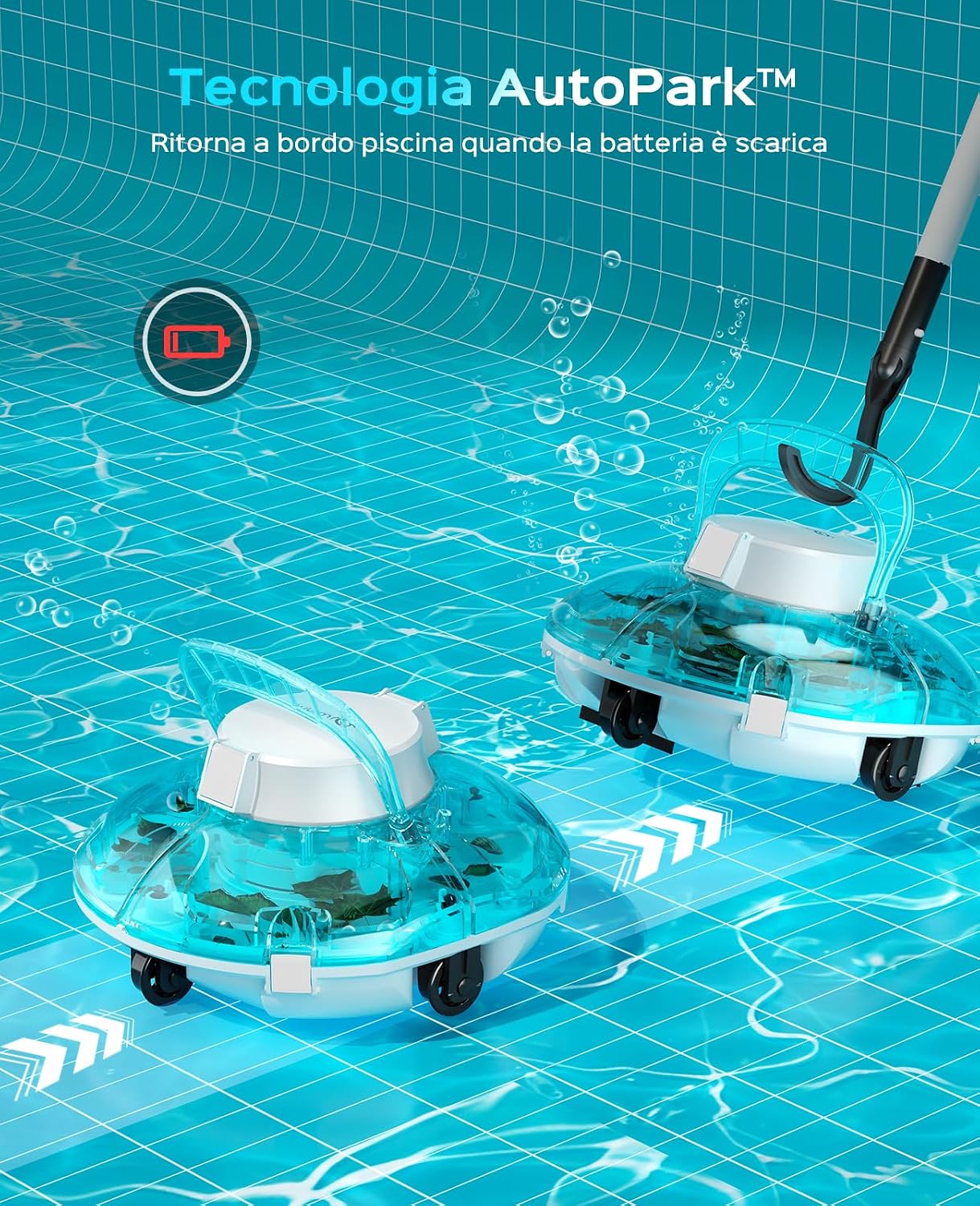 Winny 200P – Robot Piscina Senza Fili
