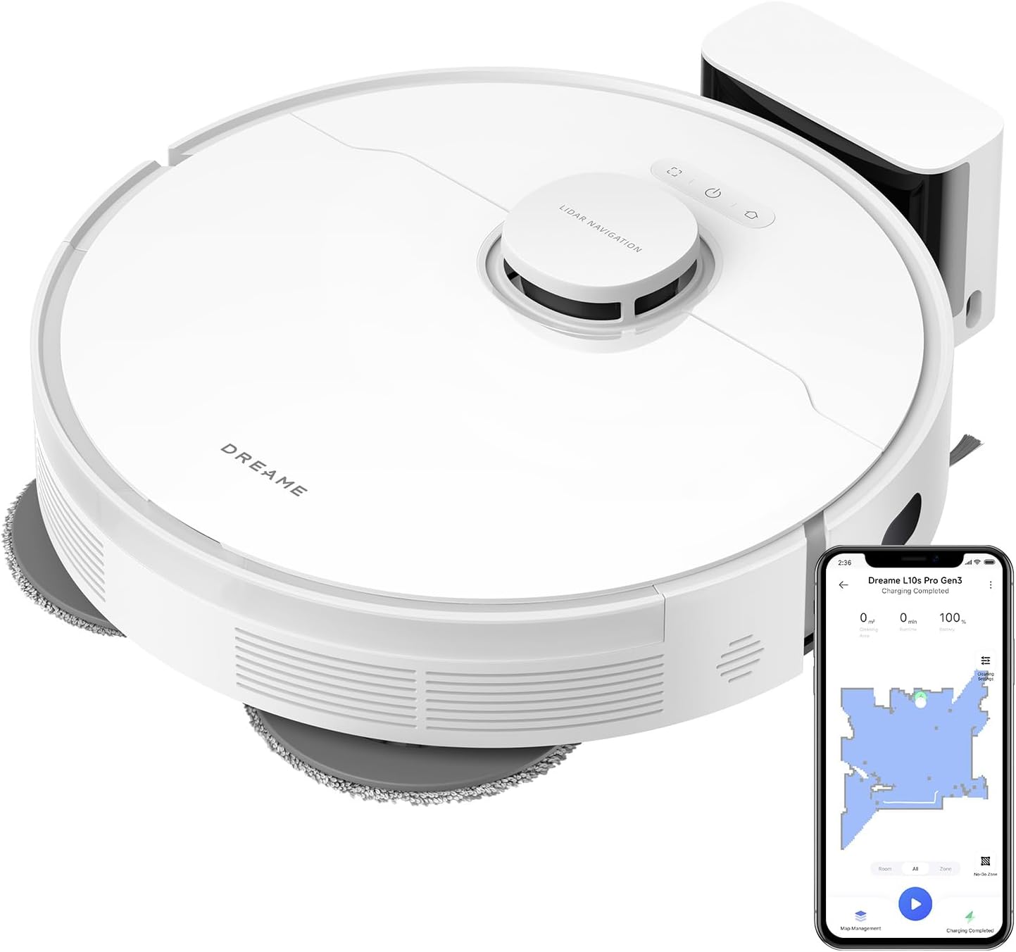 Dreame D20 Pro Plus – Robot Aspirapolvere 13.000 Pa