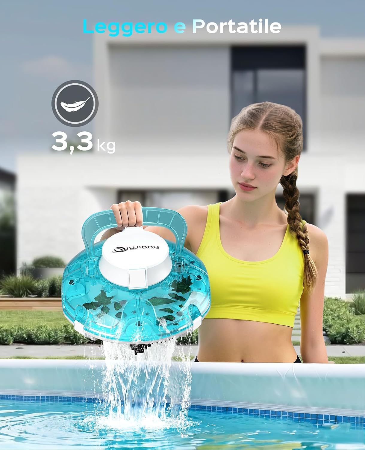 Winny 200P – Robot Piscina Senza Fili
