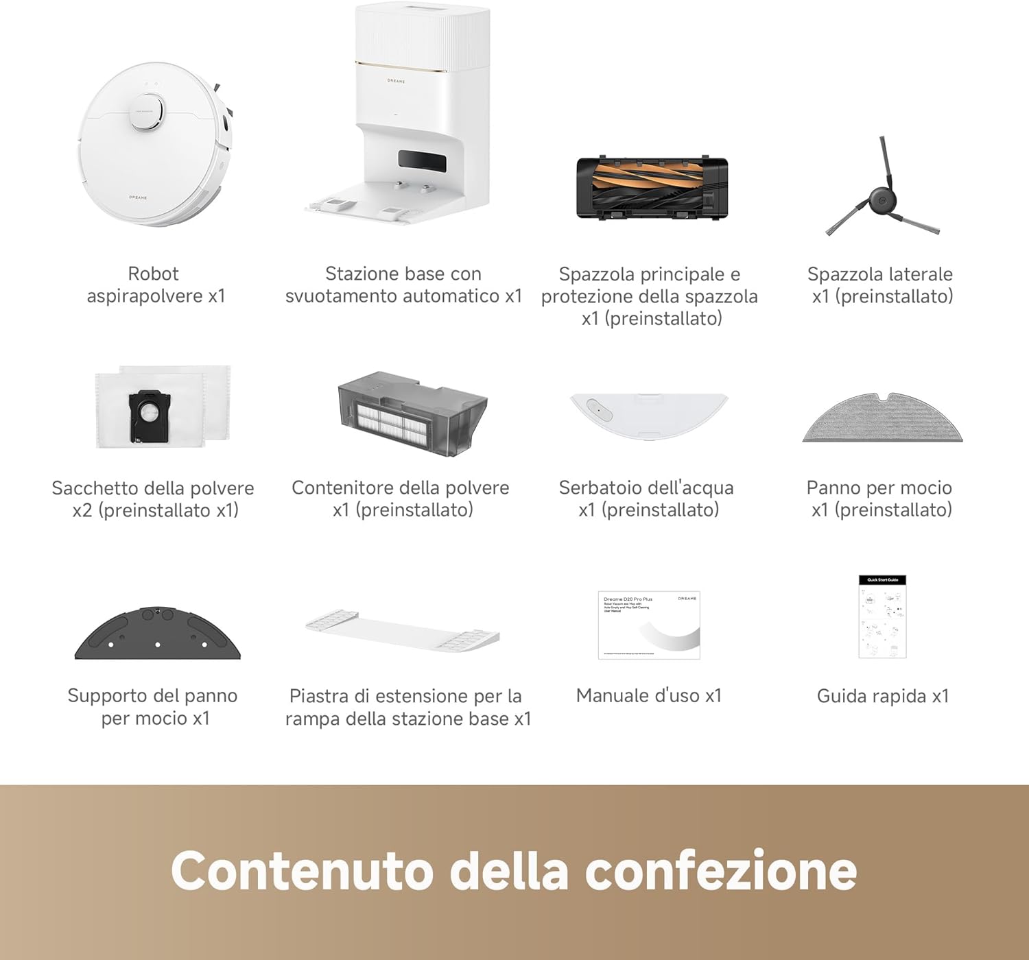 Dreame D20 Pro Plus – Robot Aspirapolvere 13.000 Pa