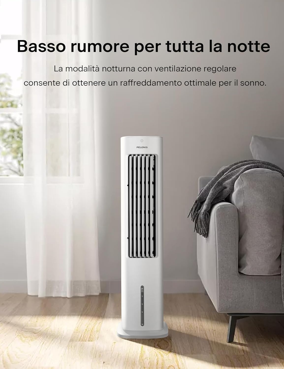 Pelonis Raffrescatore Evaporativo Portatile 5L