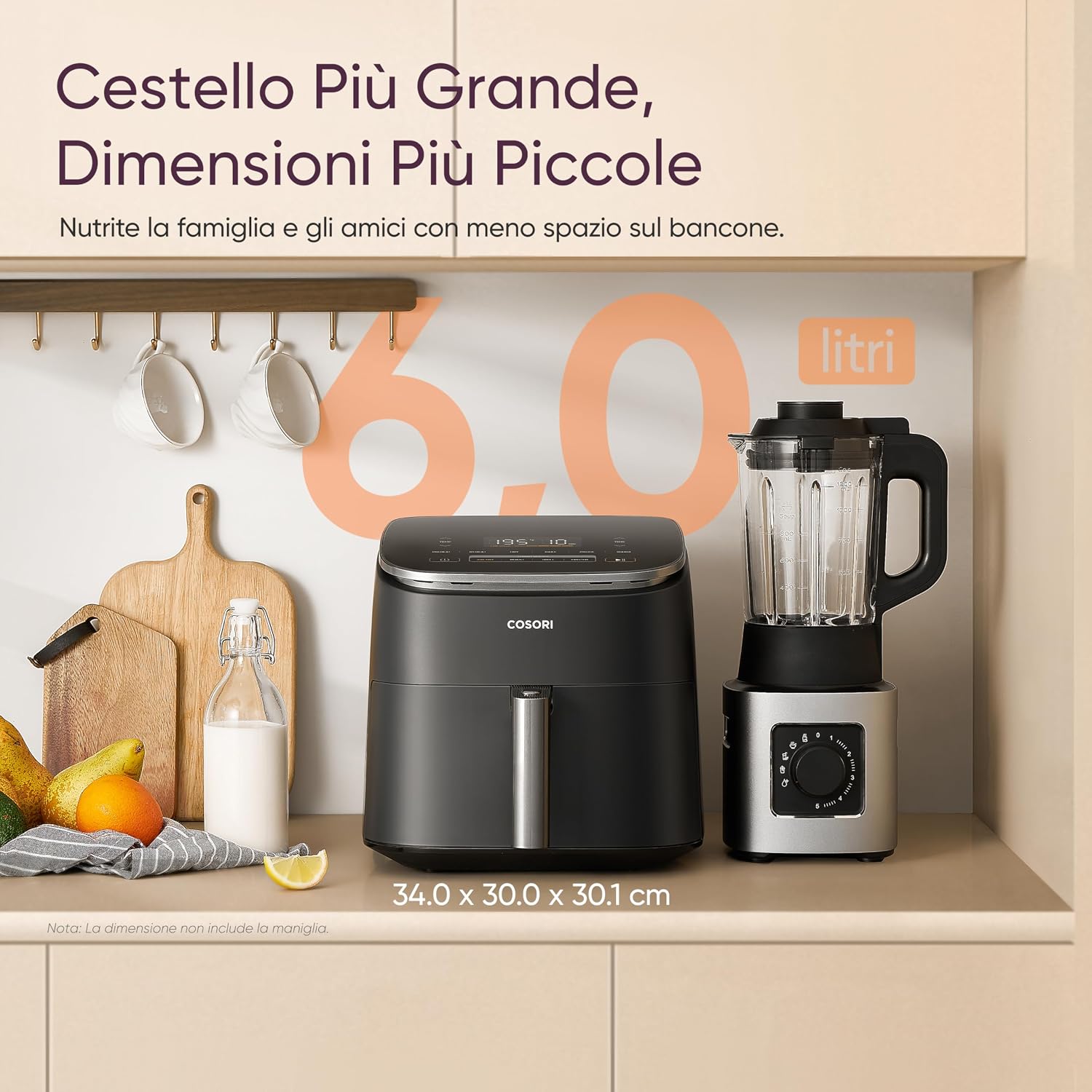 COSORI Turbo Blaze – Friggitrice ad Aria 6L