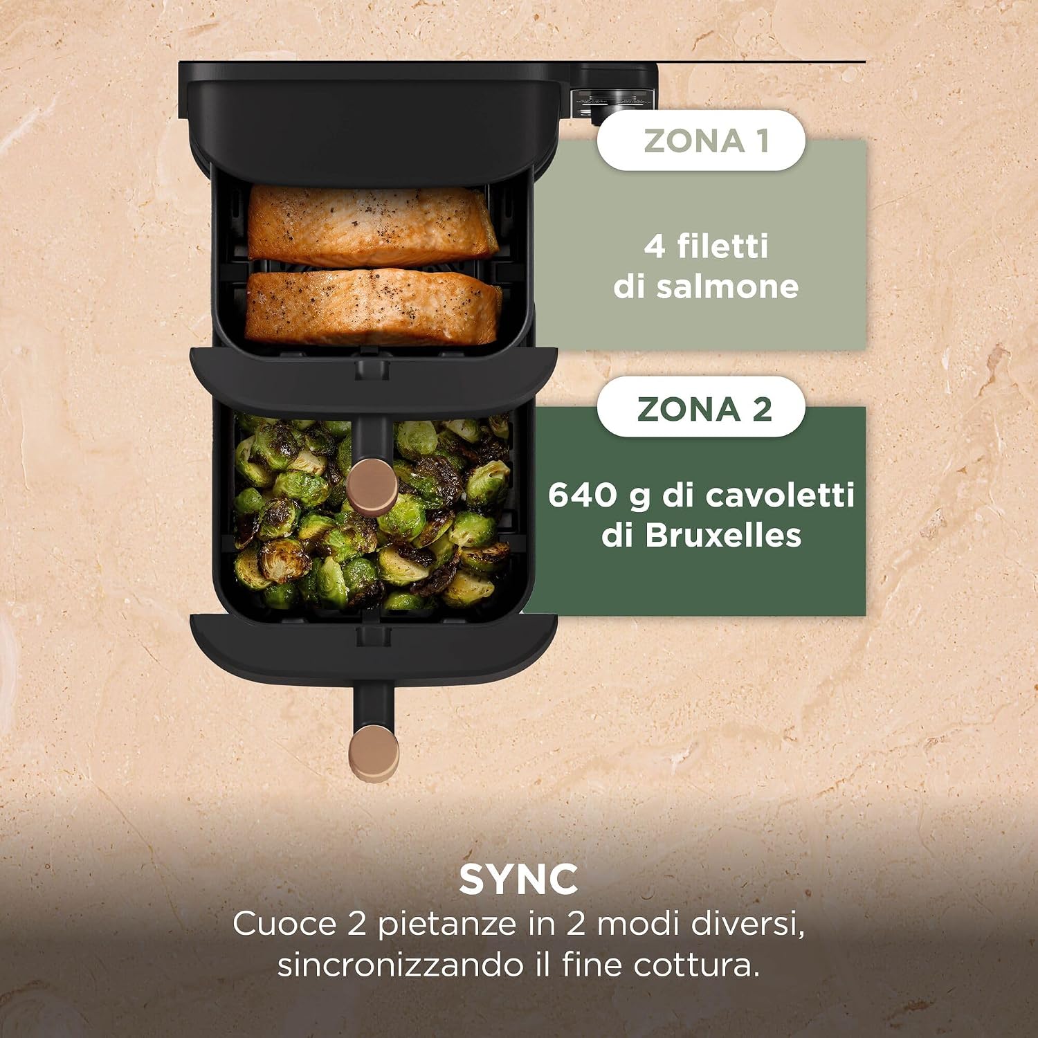 Ninja Double Stack XL – Friggitrice ad Aria Doppia 9,5L