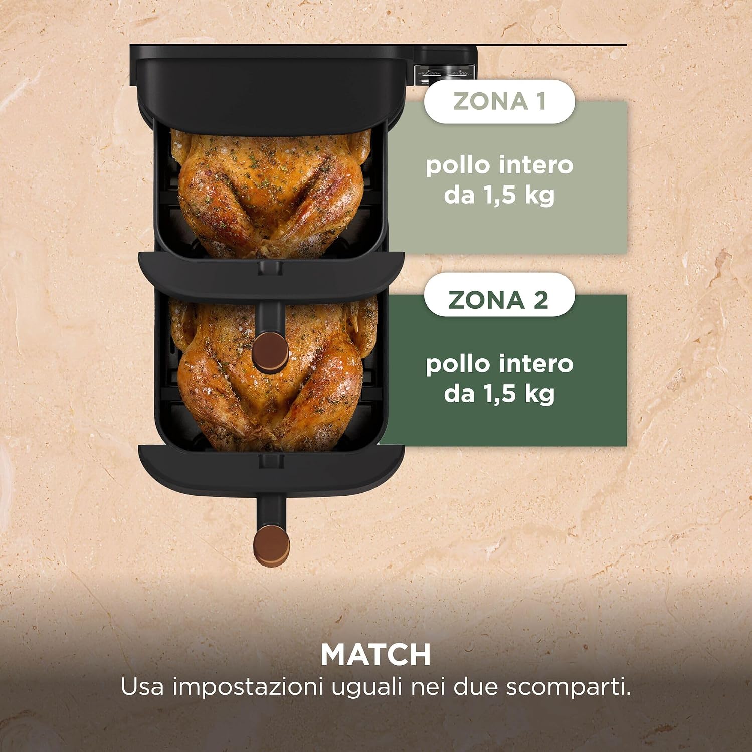 Ninja Double Stack XL – Friggitrice ad Aria Doppia 9,5L