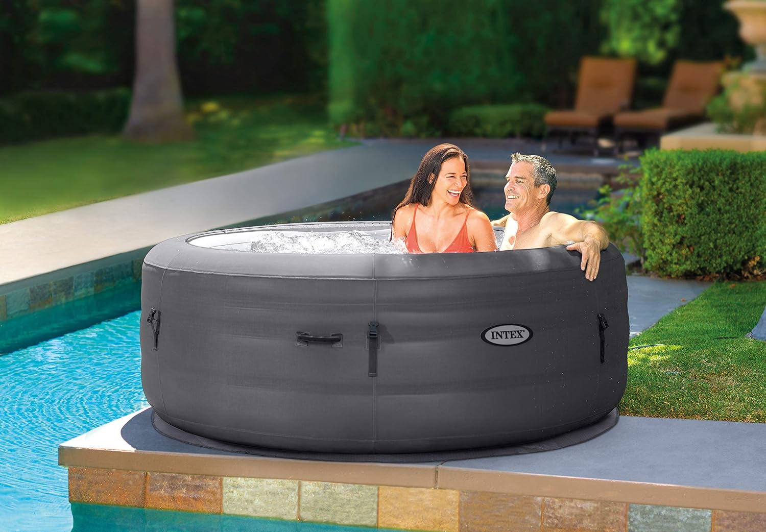 Intex Simple Spa – Idromassaggio Gonfiabile 4 Posti